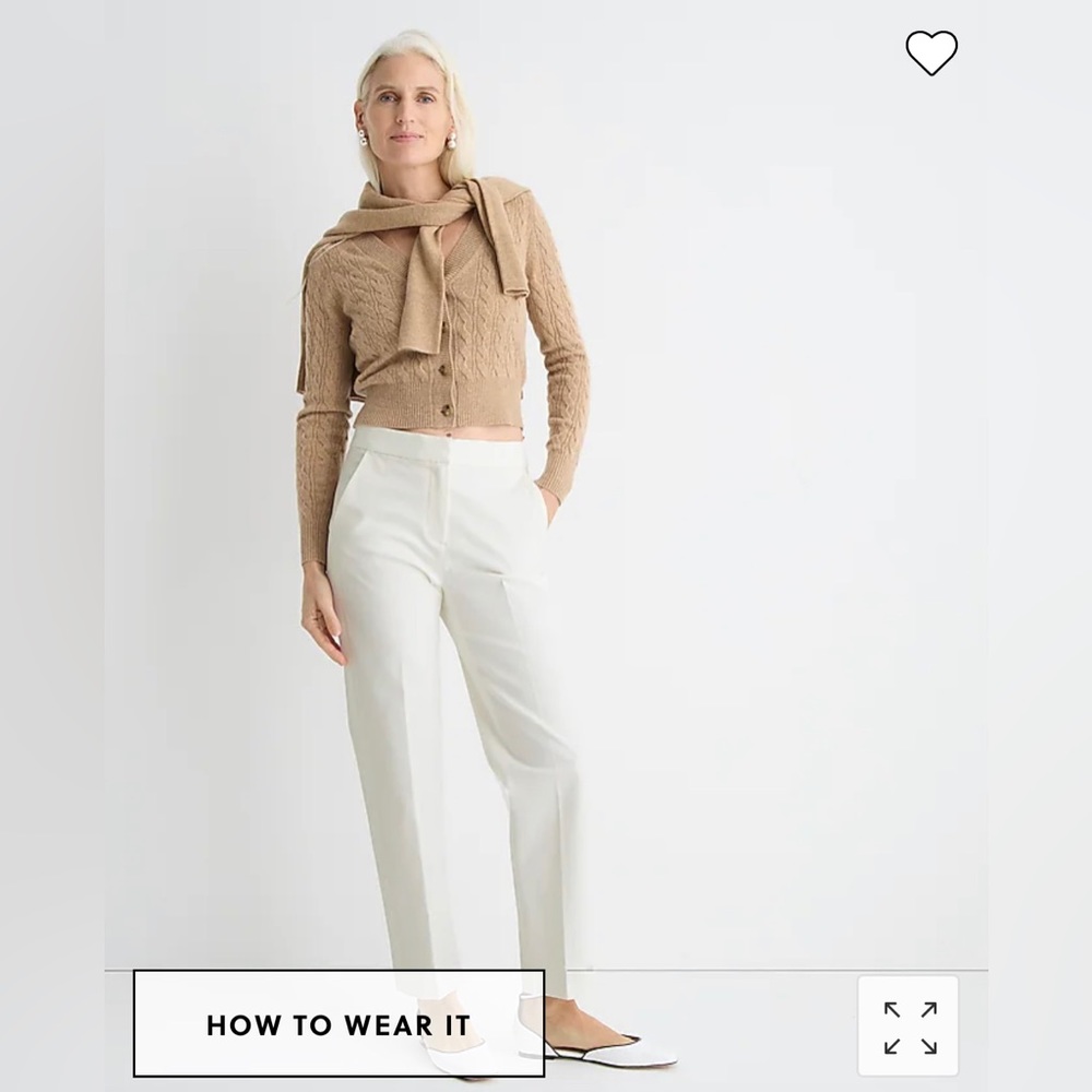 Kate straight-leg pant in bi-stretch cotton